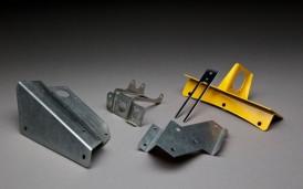 Examples of sheet metal parts from various materials, thicknesses and finishes.